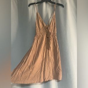 brown sun dress